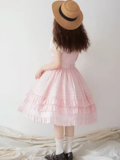 Robe Sweet Lolita Robe pull sans manches en polyester