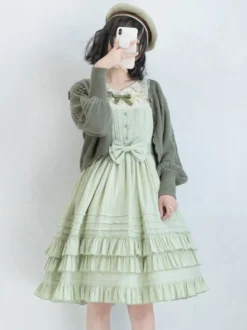 Robe Sweet Lolita Robe pull sans manches en polyester