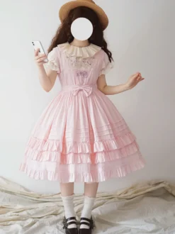 Robe Sweet Lolita Robe pull sans manches en polyester