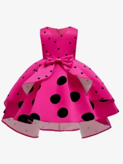 Robe Tunique Noël En Fibre De Polyester Robe De Soirée De Cadeaux Noël Rouge