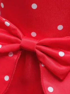 Robe Tunique Noël En Fibre De Polyester Robe De Soirée De Cadeaux Noël Rouge