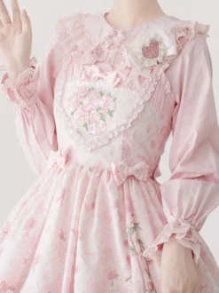 ROCOCO Style Blouses Lolita Haut Lolita Violet Manches Longues Dentelle Volants Chemise Lolita