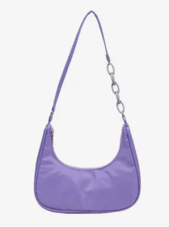 Sac à bandoulière décontracté en nylon avec chaîne en acrylique pour femme 2026