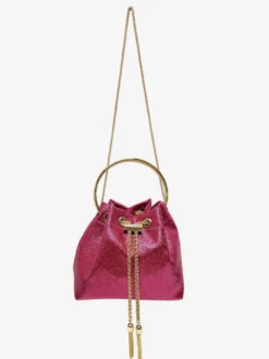 Sac bandoulière de mariée en forme de coquillage irrégulière entièrement orné de strass pochette de soirée rigide avec chaîne amovible