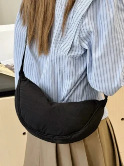 Sac à bandoulière en nylon Crescent pour femme 2026