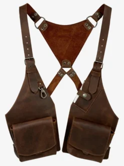 Sac À Bandoulière Steampunk En Cuir Fait Main Vintage Accessoires De Costume