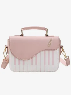 Sac doux Lolita épaule Noir Sac en cuir Synthétique Lolita Accessoires Déguisements Halloween