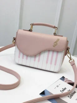 Sac doux Lolita épaule Noir Sac en cuir Synthétique Lolita Accessoires Déguisements Halloween
