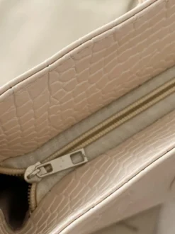 Sac fourre-tout à motif crocodile en similicuir grande capacité pour femme 2026