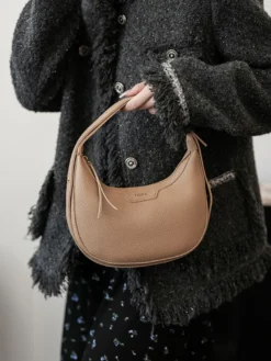 Sac Hobo en similicuir Crescent Sac à bandoulière pour femme 2026