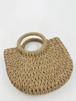 Sac à main en paille pour femme idéal pour les vacances ou la plage 2026