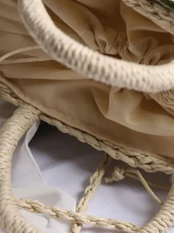 Sac à main Lolita marron café Polyester dentelle fleurs accessoire accessoires Lolita