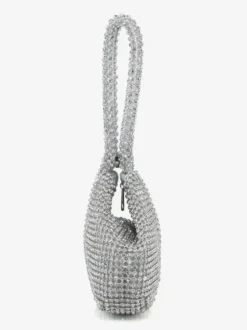Sac à main mariage argent brillante