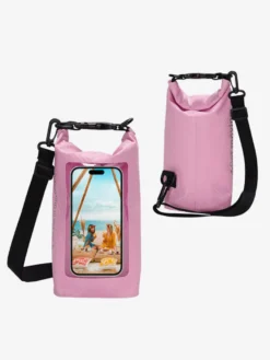 Sac étanche à double compartiment avec fenêtre transparente pour téléphone à l'avant