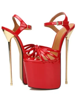 Sandales sexy talon haut plateforme chaussures pole danse