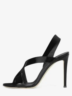 Sandales à talons hauts bout ouvert chaussures de soirée à talons aiguilles
