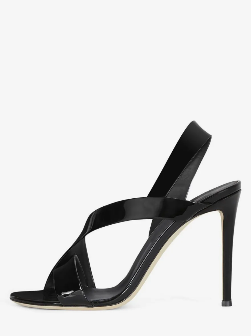 Sandales à talons hauts bout ouvert chaussures de soirée à talons aiguilles