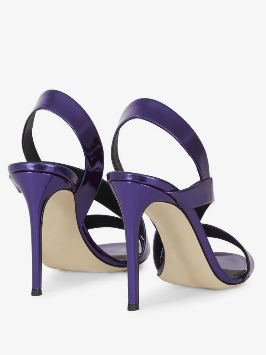 Sandales à talons hauts bout ouvert chaussures de soirée à talons aiguilles
