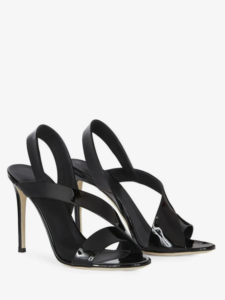 Sandales à talons hauts bout ouvert chaussures de soirée à talons aiguilles