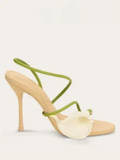 Sandales à talons hauts bout ouvert à brides chaussures de soirée pour femmes