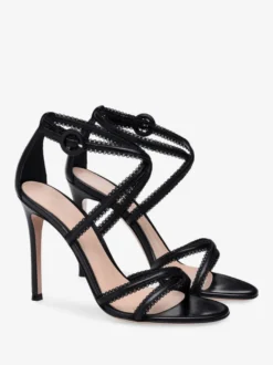 Sandales à talons pour femmes Sandales à talons aiguilles à bout rond