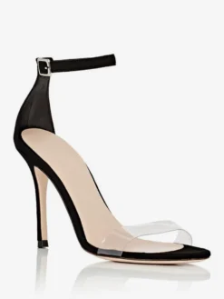 Sandales à talons pour femmes Sandales à talons aiguilles à bout rond