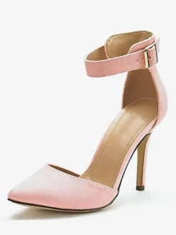 Sandales à talons Sandales Talon aiguille bleu Bout pointu Terry