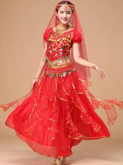 Séduisant Costumede danse orientale en chiffon Déguisements Halloween