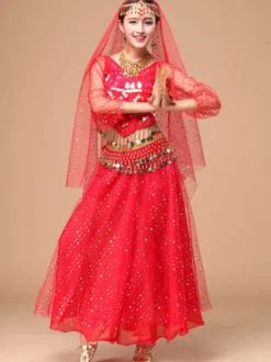 Séduisant Costumede danse orientale en chiffon Déguisements Halloween