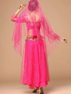 Séduisant Costumede danse orientale en chiffon Déguisements Halloween