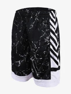 Short ample pour homme Short de plage imprimé à séchage rapide pour l'été