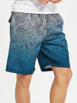 Short de bain homme à séchage rapide grande taille couleur plage