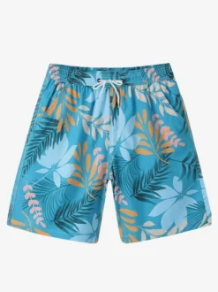 Short de plage pour homme coupe ample grande taille short de bain d'été longueur genou séchage rapide