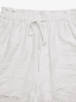 Short d'été décontracté en viscose découpée pour femme