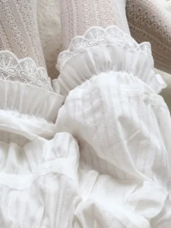 Short lolita en jacquard blanc Bloomers Sweet Lolita Bloomers Déguisements Halloween
