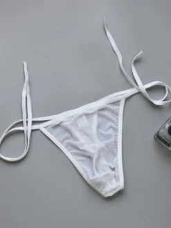 Sous-vêtements Lingerie pour hommes Culottes sexy Pochette bombée Strings String