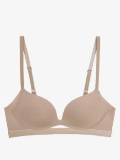 Soutien-gorge à décolleté plongeant avec découpe et armatures sans coutures