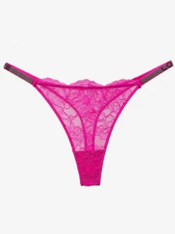 String de sport en T-back Strings Lingerie Culottes à strass
