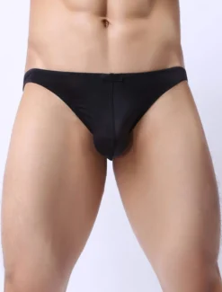 String homme sexy en nylon unicolore
