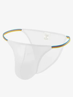 String transparent pour homme culotte sexy avec pochette slip lingerie