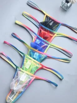 String transparent pour homme - Culotte sexy - String - Slip - Lingerie