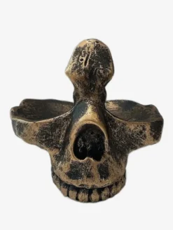 Support à lunettes en résine pour Halloween tête de mort décoration de bureau