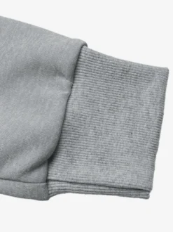 Sweat à capuche gris à manches longues pour femme avec nœuds