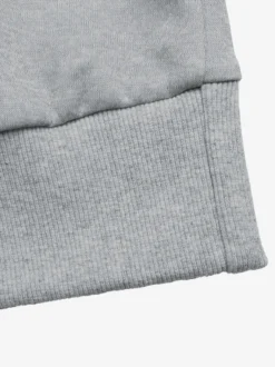 Sweat à capuche gris à manches longues pour femme avec nœuds