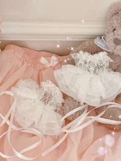 Sweet Lolita Accessoires Volants Blancs À Lacets Manchettes Dentelle Divers