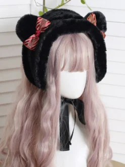 Sweet Lolita Hat Bows Accessoire Accessoires Lolita Blanc