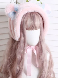 Sweet Lolita Hat Bows Accessoire Accessoires Lolita Blanc