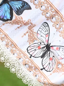 Sweet Lolita SK Lace As Image Jupes Lolita à motif papillon