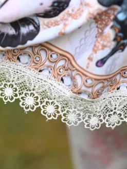 Sweet Lolita SK Lace As Image Jupes Lolita à motif papillon