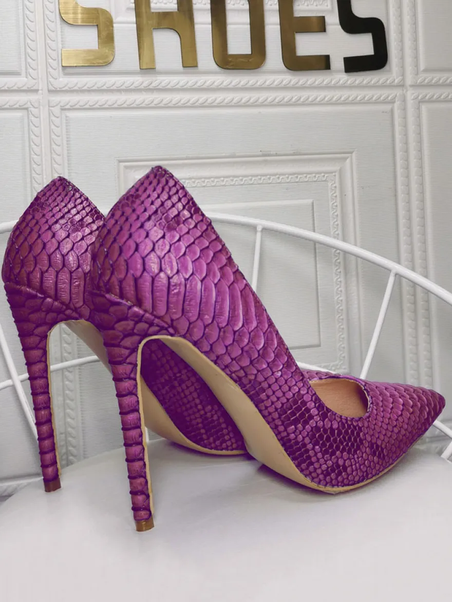 Talon haut escarpins femme bout pointu